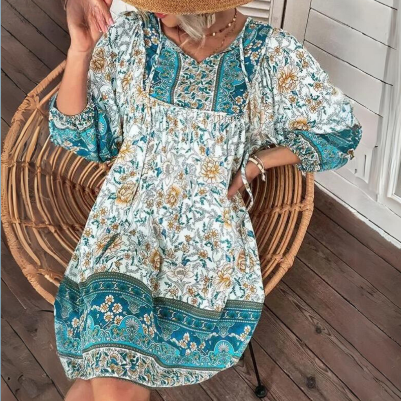Rosea Bohemian Maxi šaty