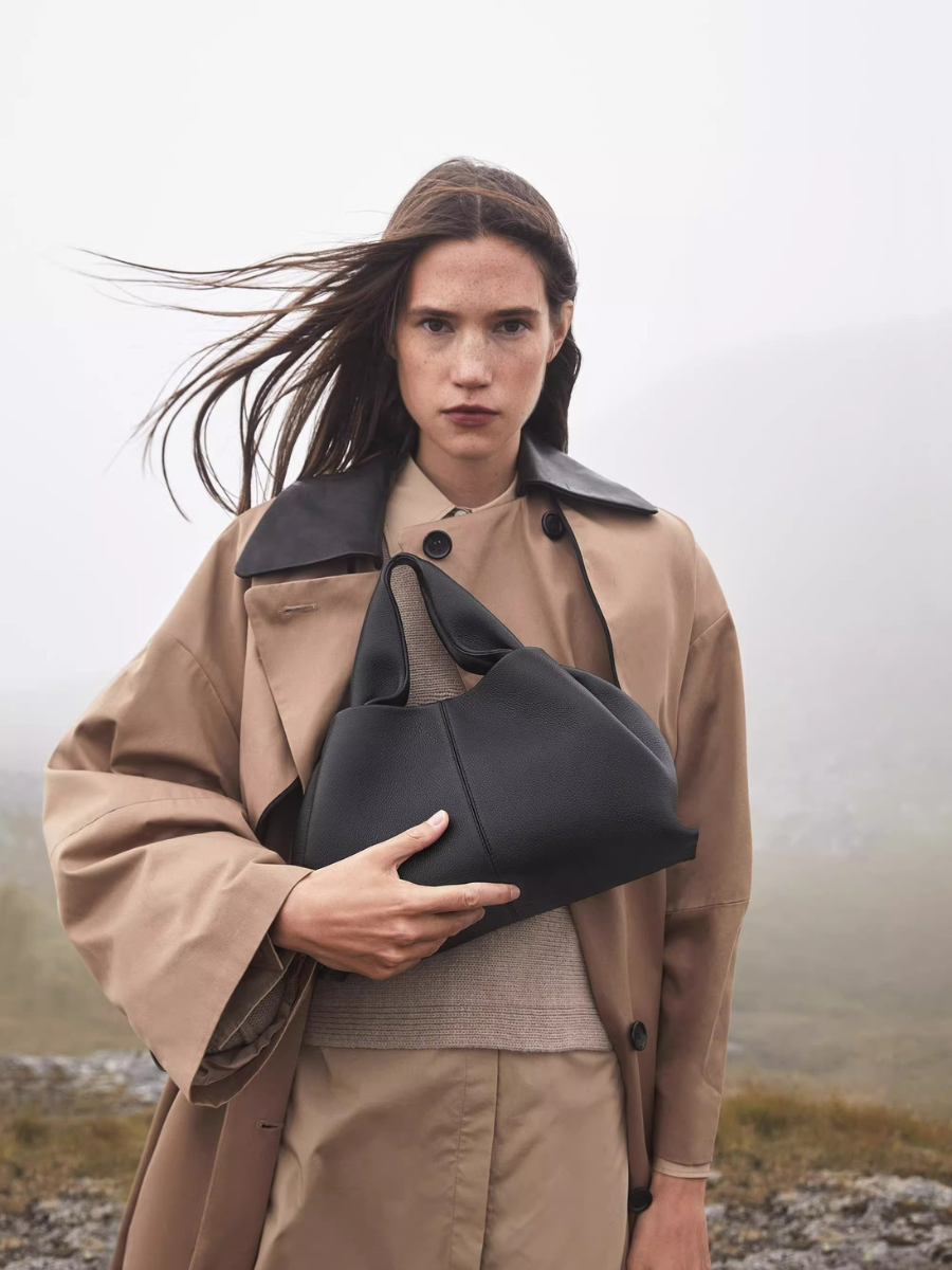 Rosea velká crossbody taška z kůže