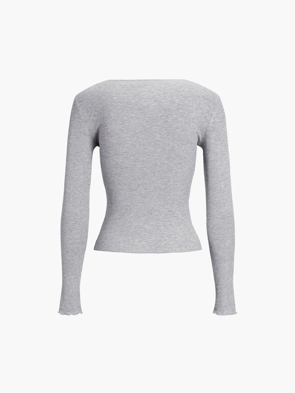 Rosea Basic Piping Top s dlouhým rukávem