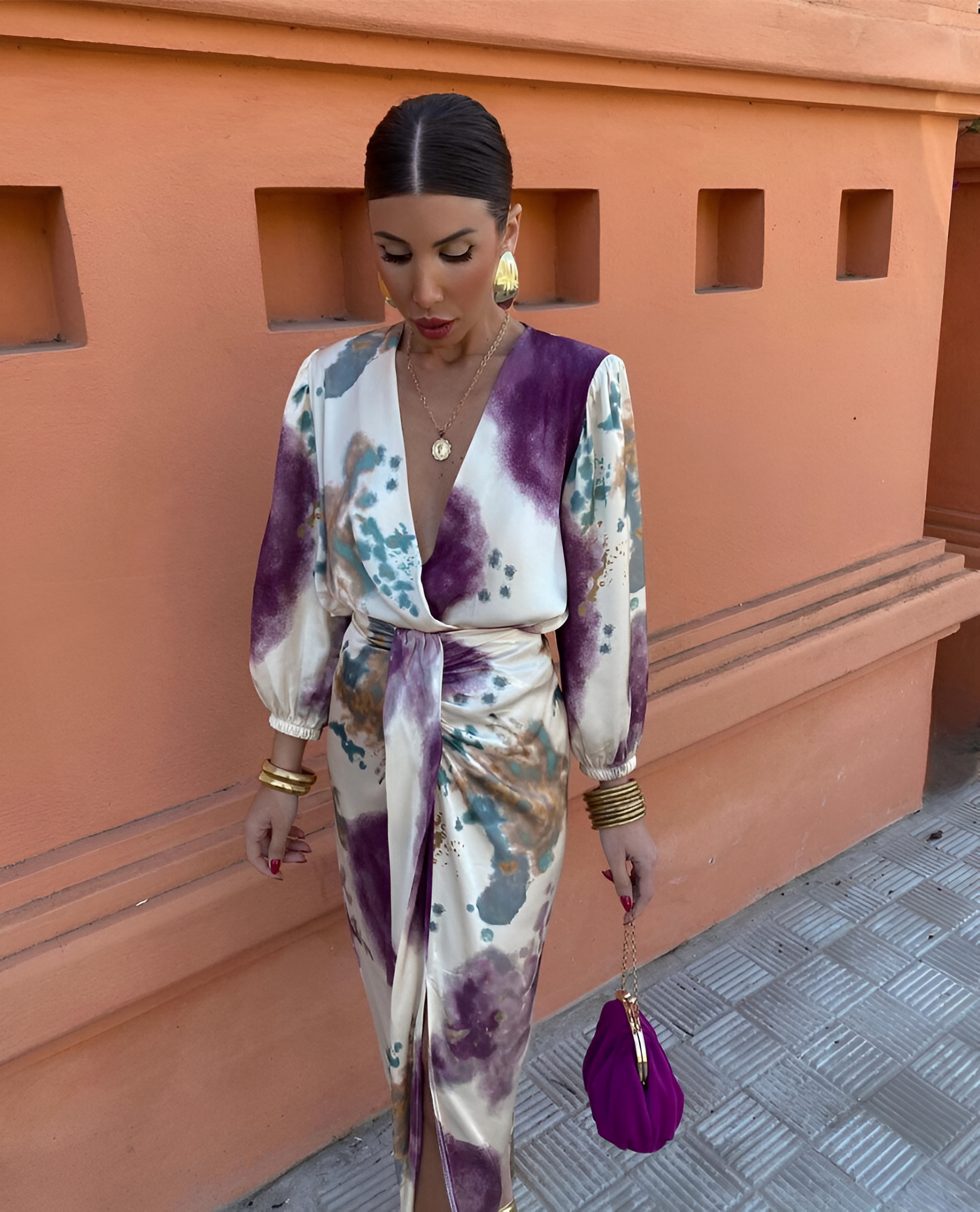 Rosea Elegant Maxi Šaty