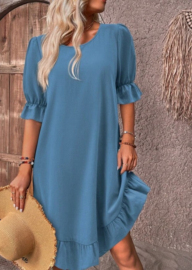 Rosea Elegant Midi Šaty