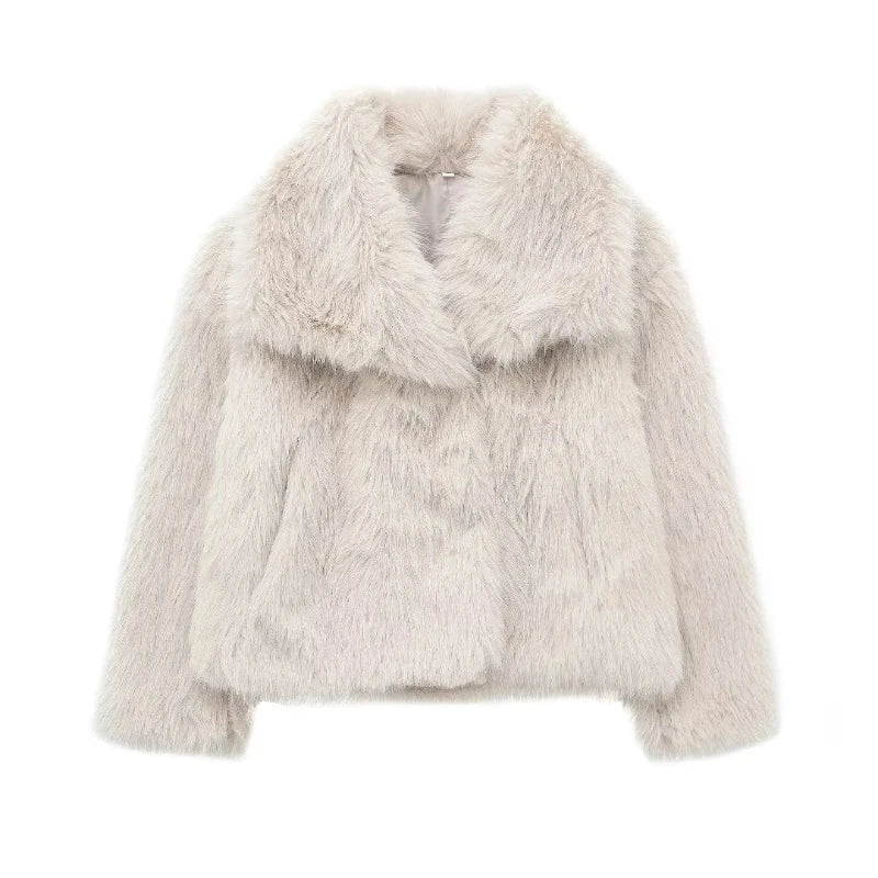 Rosea Luxe Faux Fur Coat