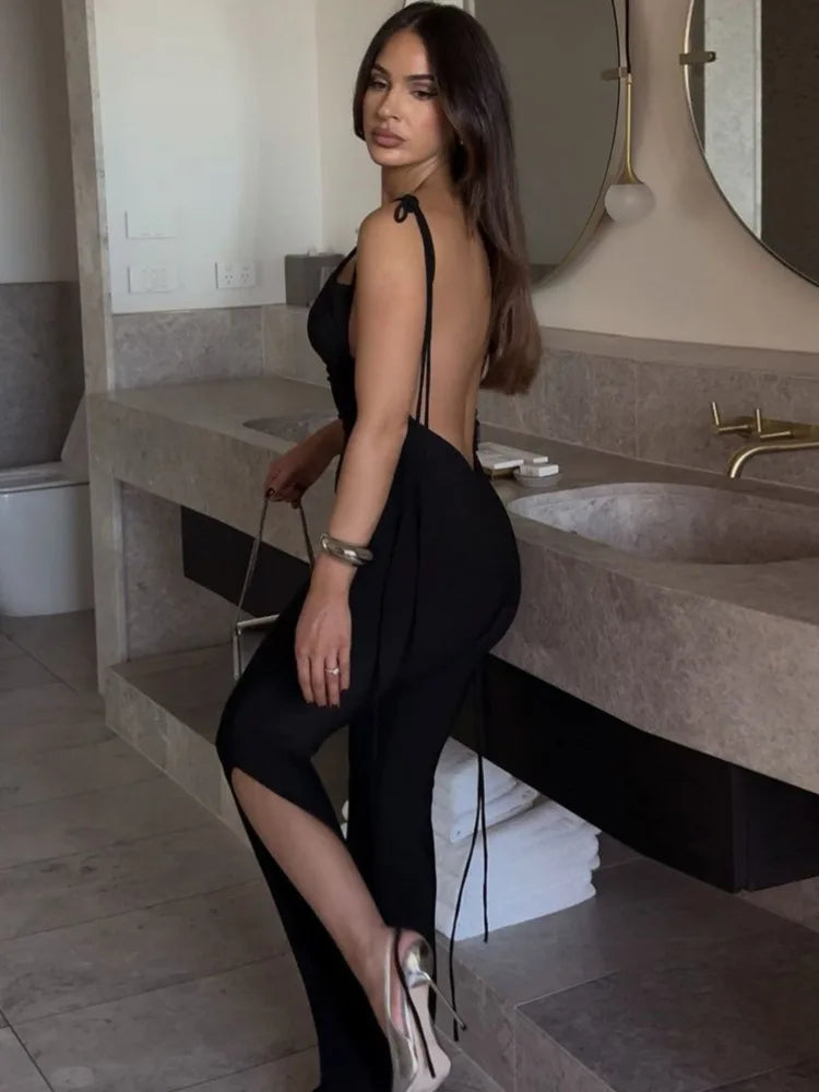 Rosea overal bez zad a bez rukávů