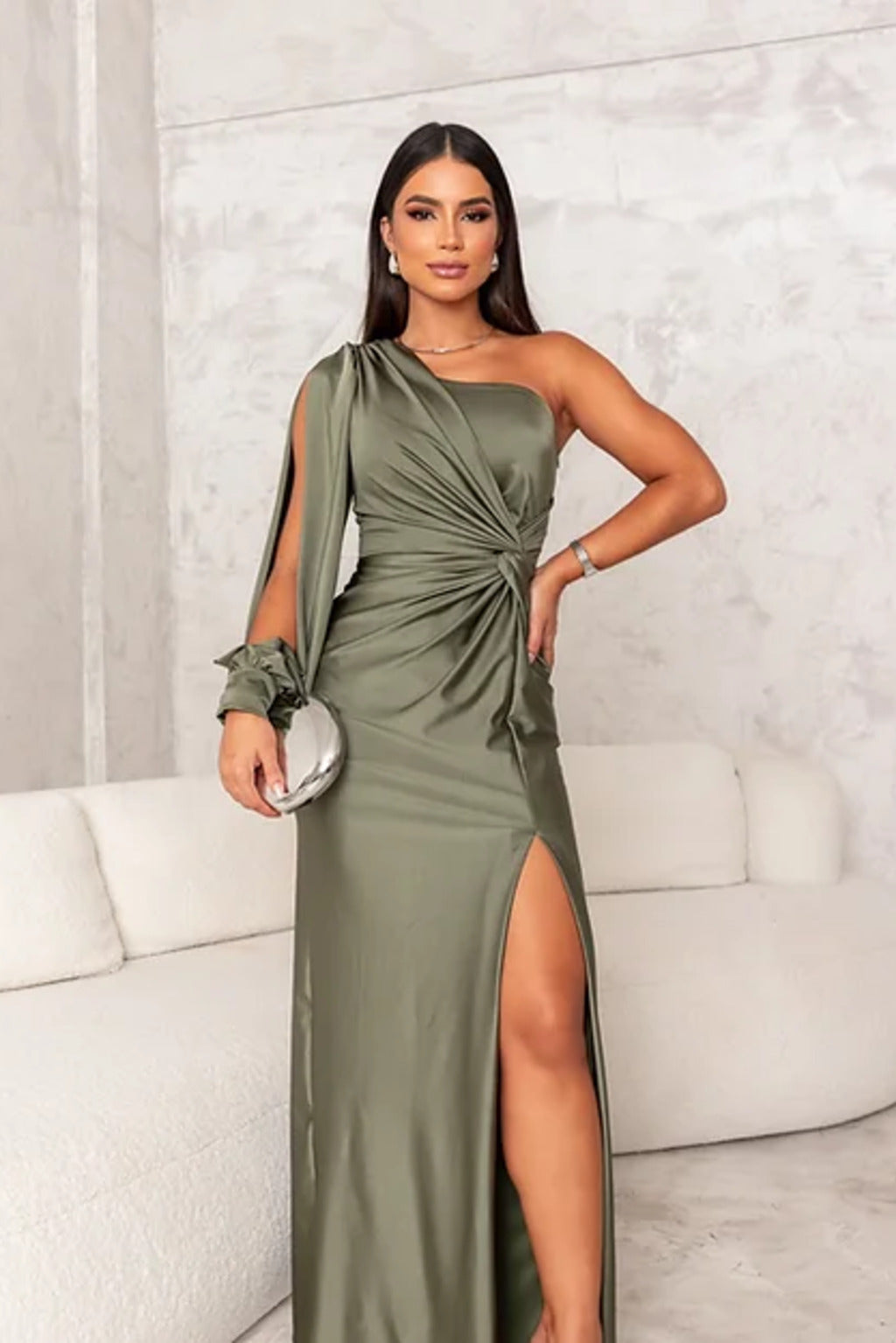 Rosea Elegant Silhouette Šaty