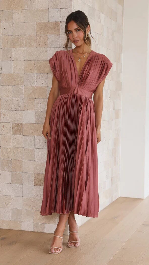 Elegantní midi šaty Rosea