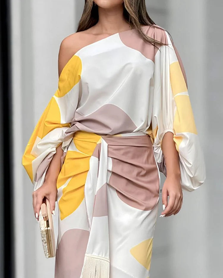 Rosea Signature Printed Dress