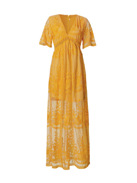 Rosea Elegantní Boho Šaty