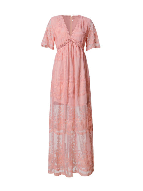 Rosea Elegantní Boho Šaty