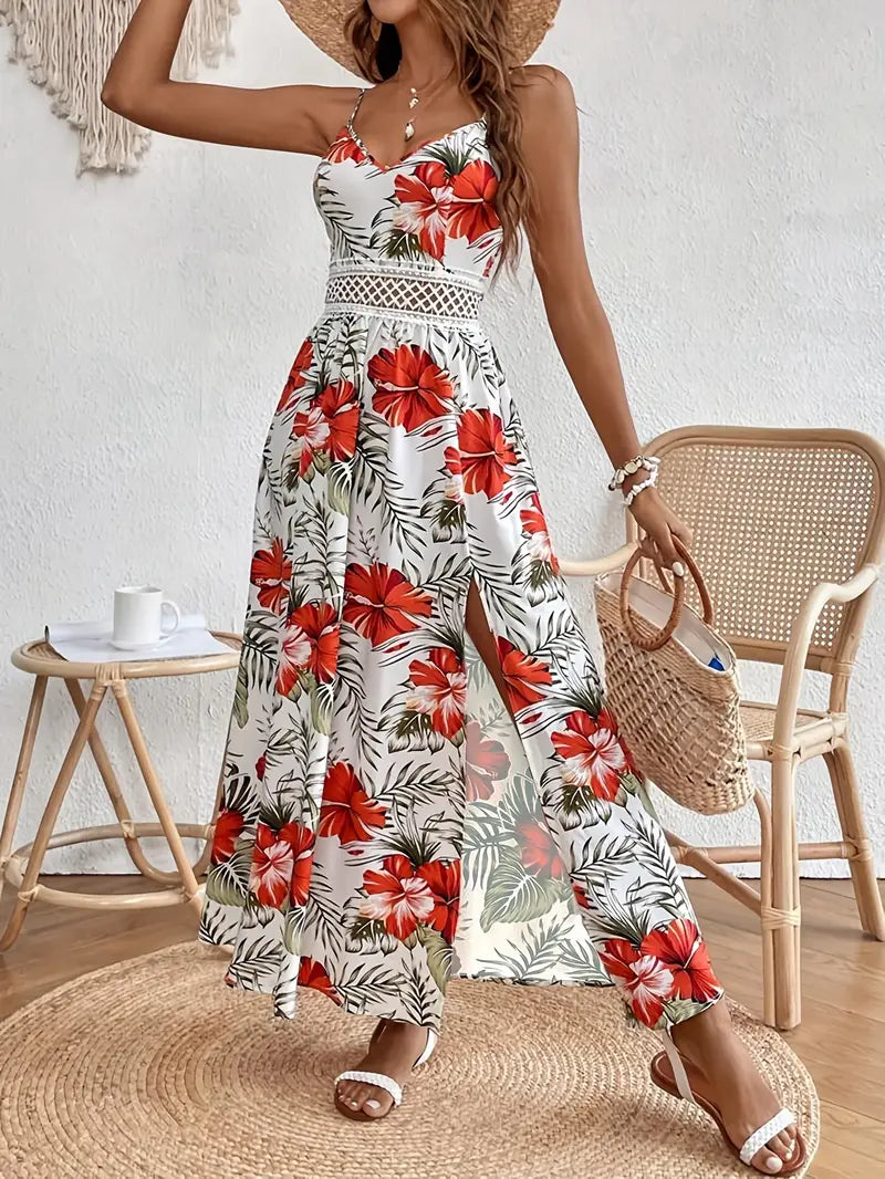 Rosea Elegant Flower Dress