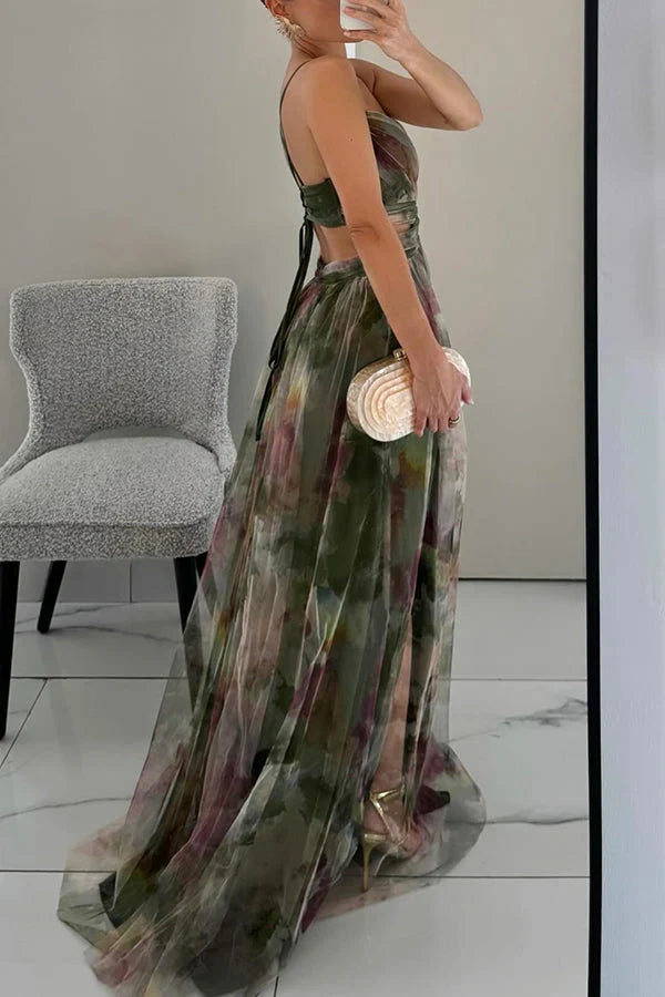 Rosea Romantic Flow Maxi šaty