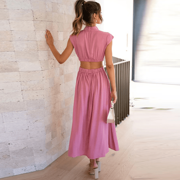 Rosea Elegant Maxi Šaty