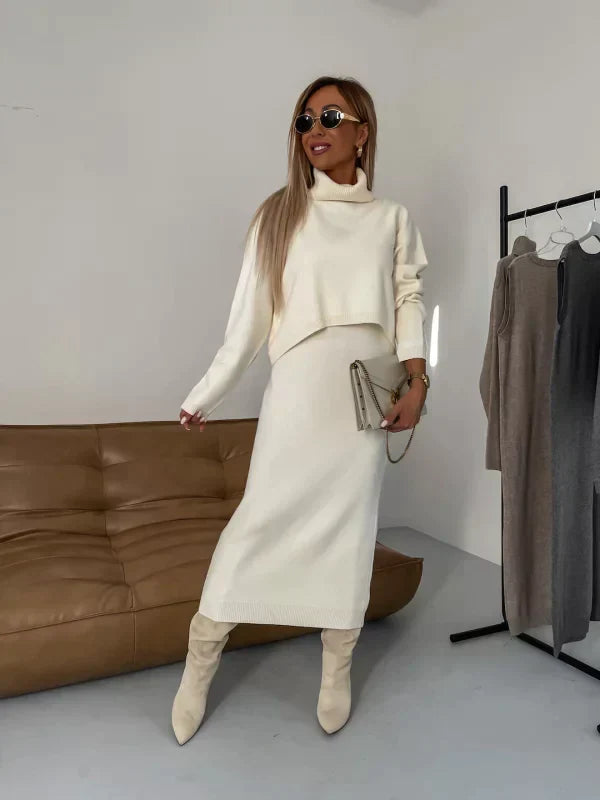 Rosea minimalistická pletená sada