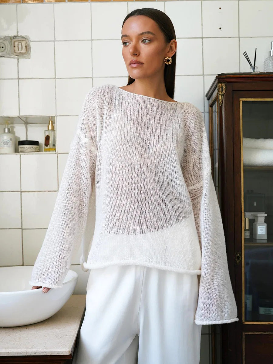 Rosea Oversized pletený svetr