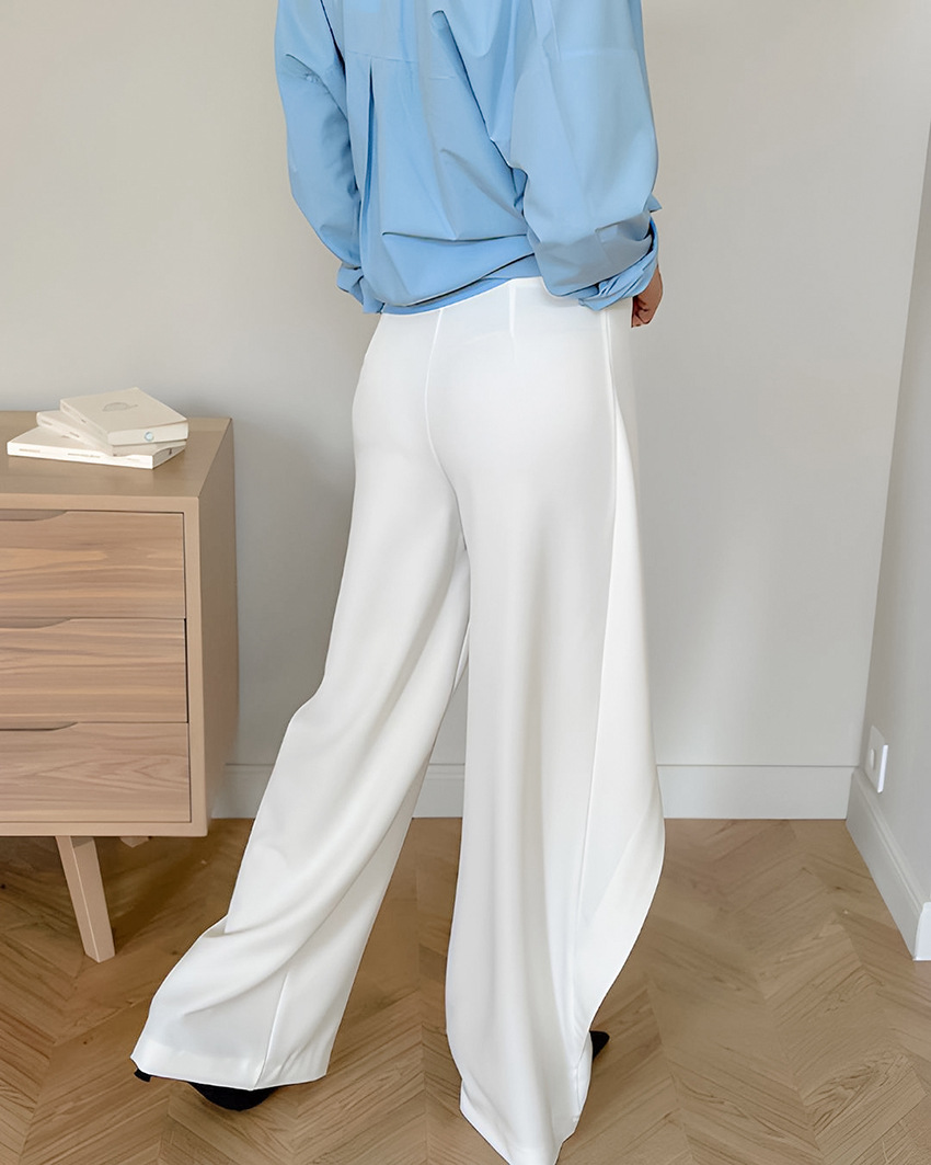 Rosea Asymmetrical Wide Leg Pants
