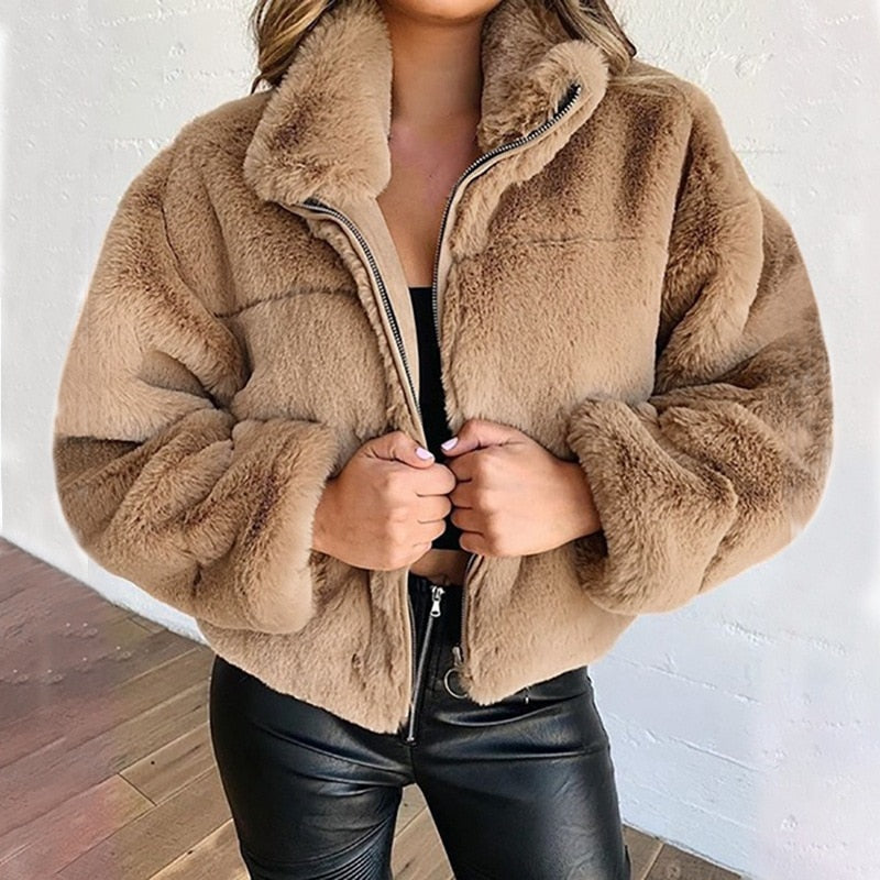 Rosea Luxe Faux Fur Jacket