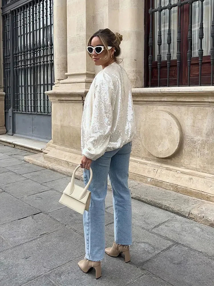 Rosea Trendy třpytivá bunda