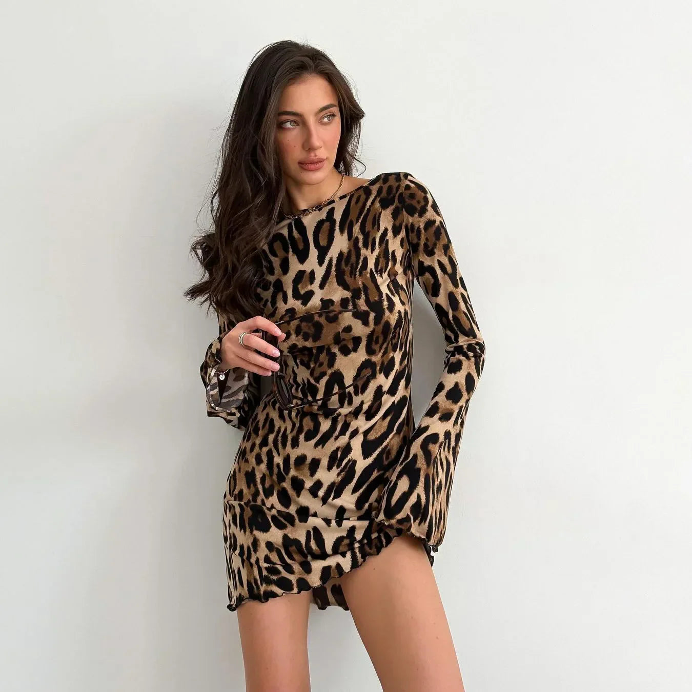 Šaty Rosea Mini Leopard